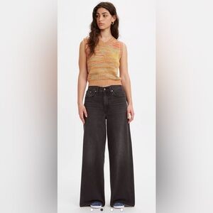 Levi's Black XL Flood Jeans